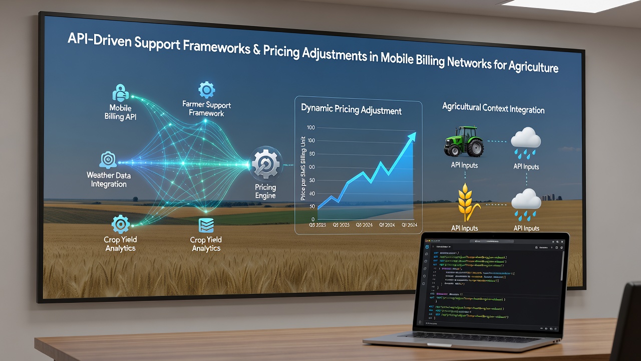 Mobile app interface displaying billing adjustments and API support logs for an agricultural cooperative