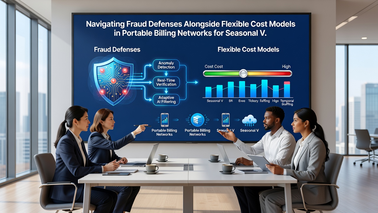 Analysis of billing dashboards showing fraud alerts alongside variable pricing tiers for vendors